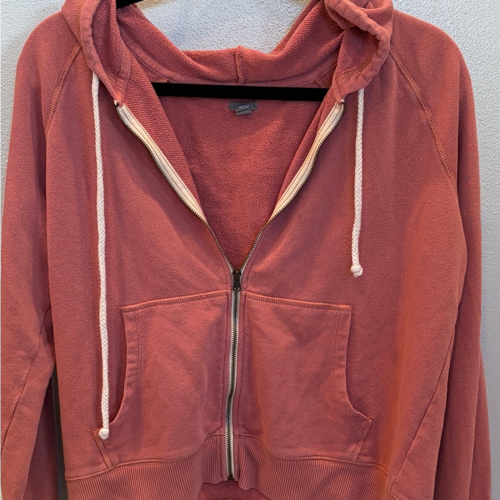 Aerie Pink Hoodie Jacket large